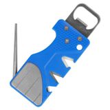 DMT Pocket Sharp Multitool bıçak bileyici, dış mekan bıçak bileyici, elmas bileme taşı ve bileme çubuğu, kaba ve ince bileme için V bileyici, mükemmel açıda, şişe açacağı dahil, 20170