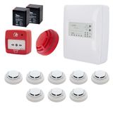 Dmtech Fp9000l-2-8 Konvansiyonel Sistem Yangın Alarm Seti 8 Li