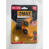 DMX-4279 Çift Çıkışlı Vanalı Musluk Adaptörü, 1/2 ve 3/4 Uyumlu, Profesyonel El Aleti