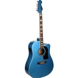 DMX Guitars DAG100CE BL Elektro Akustik Gitar (Blue)