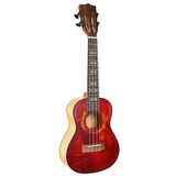 Dmx Guitars Flame Series Concert Ukulele (Cherry Flame)