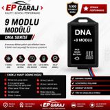 Dna 9 Modlu Çakar / Flaşör Modülü Dna Serisi Aracına Dikkat Çekici Işık Efekti Kat 0