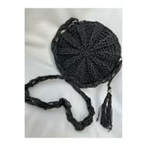 DNA MODA Makaron Çanta / Hasır Çanta / Bohem Çanta / El Örgüsü Hasır Çanta / Kağıt İp Çanta
