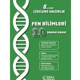 DNA Yayınları - 8. Sınıf Fen Bilimleri 10 Deneme Sınavı