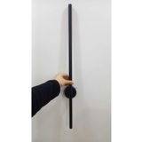 DNC LIGHTING 80 cm PİLLİ Siyah Kasa Sarı Işık Banyo Duvar Ayna Tablo Aydınlatma Çubuk Led Aplik Pil Hediyedir