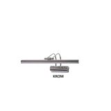 DNC LIGHTING ANAHTARLI 35 CM KROM KASA BEYAZ IŞIK ELEKTRİKLİ BANYO DUVAR AYNA TABLO AYDINLATMA FLÜT KUĞU APLİK