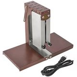 Dnepeı 1000W Çift Taraflı Ticari Raclette Izgara, İki Yarım Tekerleğin Eşzamanlı Eritilmesi, Restoranlar Ve Etkinlik İkramları İçin 0-90° Ayarlanabilir Açı