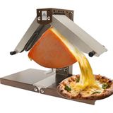 Dnepeı Hızlı Isıtma Ticari Peynir Eritici, Yarım Peynir Peyniri Için Ayarlanabilir Çubuklu 1000W Paslanmaz Çelik Raclette Izgara, Yoğun Restoran Mutfağı Için Ideal - Siyah