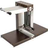 Dnepeı Raclette Peynir Eritici, Yarım Çark Peynir Için Katlanabilir Isıtma Elemanlı 1000W Ticari Elektrikli Izgara, Fondü Restoranları Için Ideal - Siyah