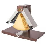 Dnepeı Ticari Paslanmaz Çelik Raclette Peynir Isıtıcı, Ağır Hizmet Tipi Yarım Tekerlek Peynir Eritici, Büyük Miktarda Kullanım İçin Yüksekliği Ayarlanabilir Elektrikli Değnek