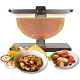 Dnepeı Ticari Ve Ev Tipi Elektrikli Raclette Peynir Eritici, Yarım Çark Peynir İçin 1000W Güç, Kafe Yeni İşletmeleri Ve Catering Şirketleri İçin Ayarlanabilir Eritme İstasyonu