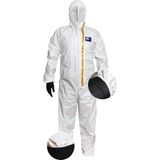 Dng Workwear Asbest Tek Kullanımlık Koruyucu Tulum Beyaz Renkli Antibakteriyel Özellikli M Beden