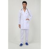 Dng Workwear Erkek Gömlek Yaka Orta Boy Beyaz Doktor Öğretmen Öğrenci Eczacı Veteriner Laboratuvar Önlüğü - 1 ADET - 2XL