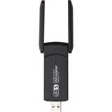 DNR Bilişim 1300MBPS Usb3.0 Wifi 5 Adaptörü Dual Band 2.4g 5ghz Kablosuz Wifi Anten USB Ethernet Ağ Kartı