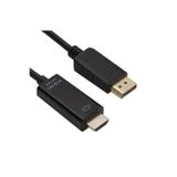 Dnr Bilişim Dp & Hdmı 4K Ultra Hd Displayport To Hdmi Kablo 1.8 Metre Altın Uç