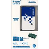 DNR Bilişim Hepsi Bir Arada Çoklu Kart Okuyucu USB 2.0 Compact Flash Card Tf Cf Sd Mini Sd Sdhc Mmc Ms Xd