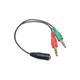 DNR Bilişim Kulaklık Mikrofon Ayırıcı 3.5mm Splitter Swıtch Dönüştürücü