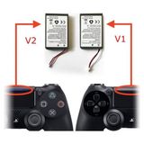 DNR Bilişim Playstation 4 Sony Pil 4.5mm V1 Geniş Soket Ps4 V1 Slim /pro Battery V1 3.7V. 2000 Mah Polimer Pil - Gri