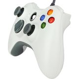 DNR Bilişim Xbox 360/SLIM -Pc Laptop Uyumlu Titreşimli USB Kablolu Oyun Kolu (Pc ve Xbox 360 Uyumlu) - Beyaz