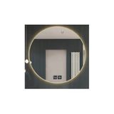 Dnr Mirror 70 Cm Buğu Yapmayan Dokunmatik Tuşlu Günışığı Ledli Yuvarlak Banyo Aynası
