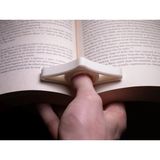 Dns 3D Modern Parmak Kitap Ayracı - Beyaz