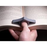 Dns 3D Modern Parmak Kitap Ayracı - Gri
