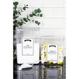 DNS Home 2'li Mika Tablet Deterjan 2100 ml ve Toz Deterjan 2900 ml Saklama Kutusu Kabı Deterjanlık Ölçek Hediyeli