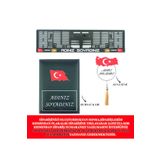 dnsl grup KİŞİYE ÖZEL ARAÇ PLAKALIK 2 ADET PLAKALIK RUHSAT KABI AYNA SÜSÜ