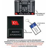 Dnslgrup Kişiye Özel Isimli Motor Plakalık 1 Adet Plakalık Ruhsat Kabı Anahtarlık