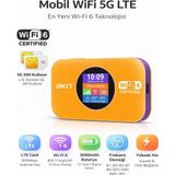 Dnxt Mobile Wifi 5g Lte – Wi-Fi 6 Taşınabilir Modem, 300 Mbps, 3000MAH Batarya