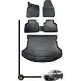 Dnz Hyundai IX35 2010-2015 3D Havuzlu Oto Paspas ve Bagaj Havuzu Nora Set - Siyah