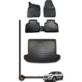 Dnz Hyundai Tucson 2015-2020 3D Havuzlu Oto Paspas ve Bagaj Havuzu Nora Set - Siyah