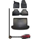 Dnz Kia Sportage 2016-2020 3D Havuzlu Oto Paspas ve Bagaj Havuzu Nora Set - Siyah