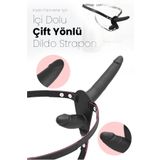 Do it Love - Kadın Çiftler İçin Çift Yönlü Dildo Strapon Oyuncak - Double Zevk - Kara Sevda