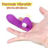 Do it Love - Parmak Vibratör - Eğlence içinizde - Anal ve Vajina Kullanımlı - Haz Halkaları - G ve Clitoral Zevk - Mor