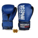 Do-Smai EL347 Champion Fighter Profesyonel Deri Leather Mavi Boks Kick Boks Muay Thai Eldiveni