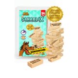 do toys ŞakaBlox – Cezalı Denge oyunu | 54 Parça Ahşap Eğlenceli Görev