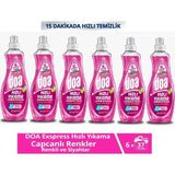 Doa Express Hızlı Yıkama Canlı Renkler Renkli ve Siyahlar Sıvı Çamaşır Deterjanı 1480 ml x 6 Adet - 1,48 lt