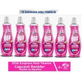 Doa Express Hızlı Yıkama Canlı Renkler Renkli Ve Siyahlar Sıvı Çamaşır Deterjanı 1480 Ml X 6 Adet