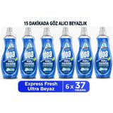 Doa Express Hızlı Yıkama Ultra Beyaz Sıvı Çamaşır Deterjanı 1480 Ml X 6 Adet