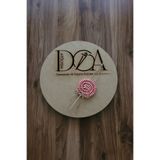Doa Fil Store Makrome Yılbaşı Ağacı Süsü Yuvarlak Şeker Yılbaşı Hediyelik (3 Adettir.) YILBAŞIYUVARLAKŞEKER