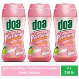Doa Granül Çamaşır Parfümü & Çamaşır Yumuşatıcı Pudra Kokulu 3 x 210 Gr