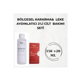 DOA KOZMETİK Bölgesel Kararma & Leke Aydınlatıcı İkili Rutin Seti Glikolik Asit ve Tranexamic serum