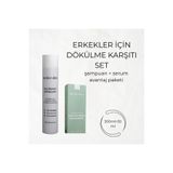 DOA KOZMETİK Erkekler İçin Dökülme Karşıtı Saç Bakım Seti – Şampuan 300 ml & Serum 30 ml