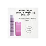 DOA KOZMETİK Kadınlar İçin Dökülme Karşıtı Saç Bakım Şampuanı & Saç Serumu Seti