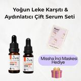 Doa Kozmetik Yoğun Leke Karşıtı & Aydınlatıcı Çift Serum Seti (Missha Inci Özlü Işıltı Maskesi Hediyeli)