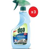 Doa Silikonlu Cam Temizleyici Mavi 750 ml 3 Adet