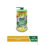 Doa Sıvı Bulaşık Deterjanı Limon Kokulu 1 Lt Süngerli x 4 Adet - 4 lt