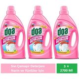 Doa Sıvı Çamaşır Deterjanı Yünlü ve Narinler 3 x 2700 ml - 2,7 lt