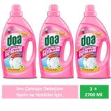Doa Sıvı Çamaşır Deterjanı Yünlü Ve Narinler 3 X 2700 Ml